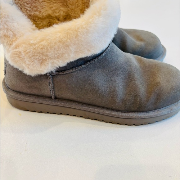 Koolaburra by UGGs Gray-Tan Fur-Lined Boots size 8 - Picture 3 of 9